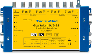 Multiswitch TechniSat 9/8 G2 DC-NT