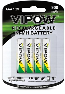 Bateria Ni-MH AAA 900mAh [4szt/bl.]