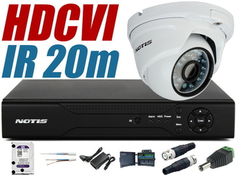 Zestaw monitoringu HD-CVI HD4 
