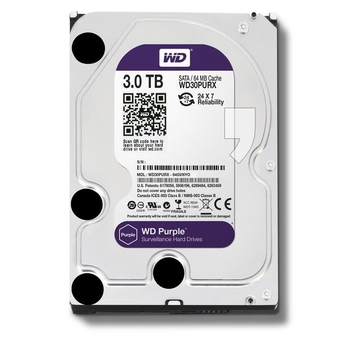 HDD WD3.5" 3TB 7200 SATAIII 64MB PURPLE