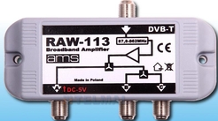 Wzmacniacz ant. AMS RAW-113 zasilanie 5V