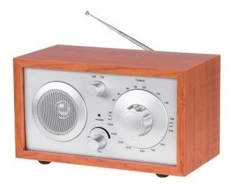 Radio AZUSA AM/FM model E-3023 drewniane