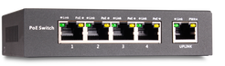 Switch TG-NET P1005D-4POE (48V1.25A)