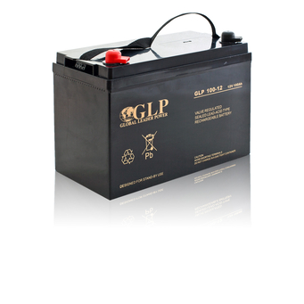 Akumulator 12V 100Ah VRLA AGM GLP100-12. Żywotność 8-10 lat