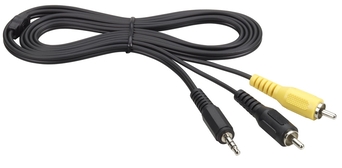 Kabel Jack wt.3,5/2xRCA  1,8m KBV300