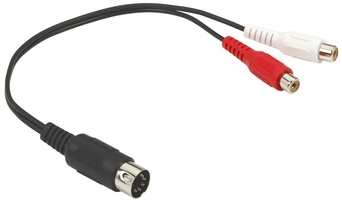Kabel DIN 5/2xRCA audio gn.0,2m Thomson KBA652