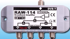 Wzmacniacz ant. AMS RAW-114 zasilanie 5V