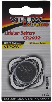 Bateria litowa CR2032 VIPOW [1szt/bl.]