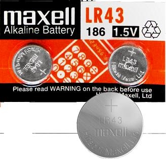 Bateria alkaiczna AG12 LR43 Maxell