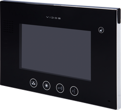 VIDOS Monitor M670B ekran LCD 7" czarny