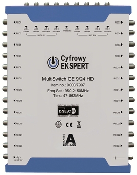 Multiswitch Cyfrowy Expert 9/24 HD